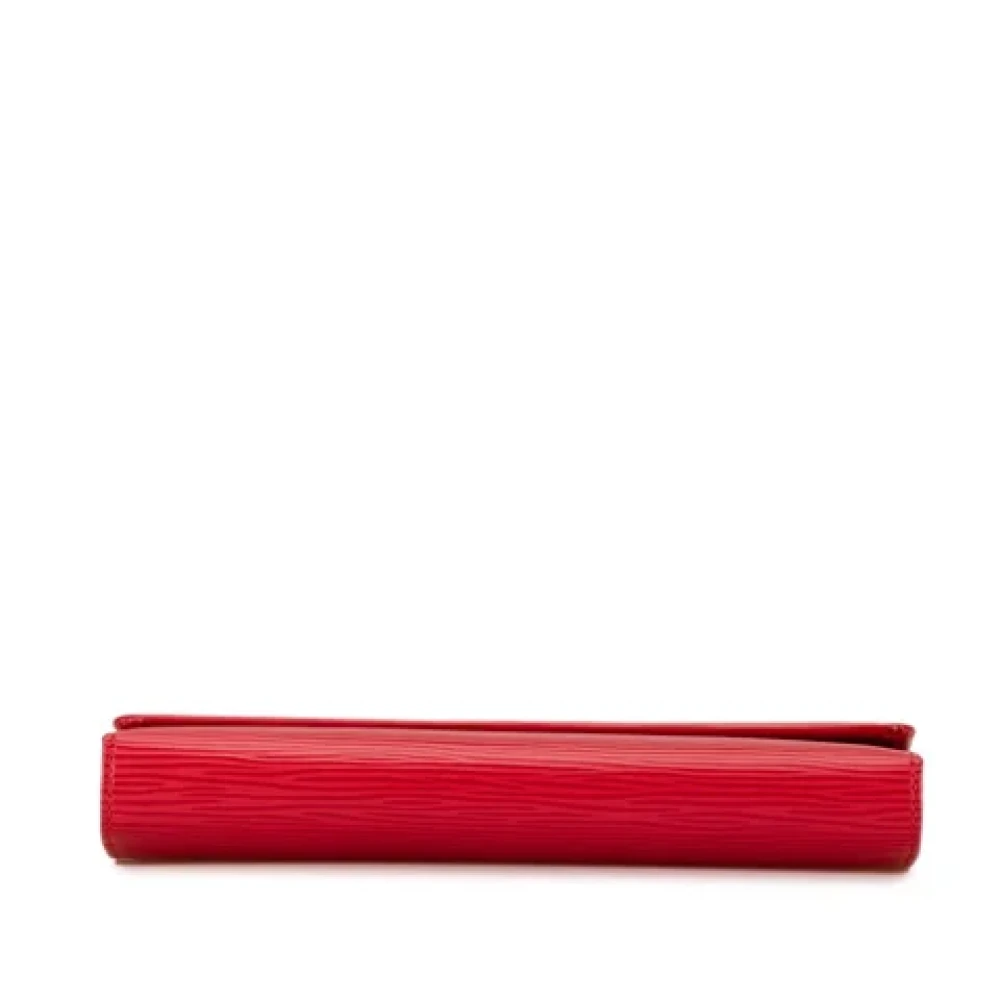 Louis Vuitton Vintage Pre-owned Leather wallets Red Dames