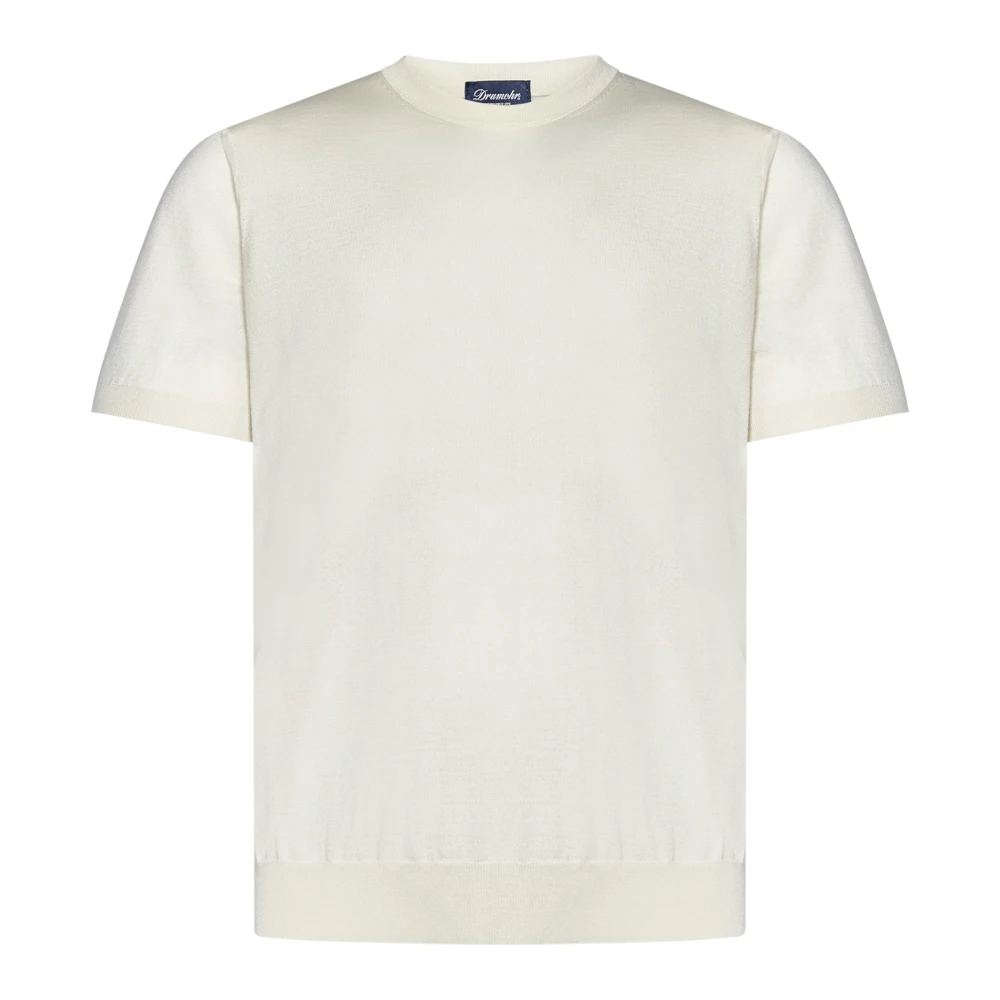 Drumohr - Tops > T-Shirts - White - Drumohr - Modalova