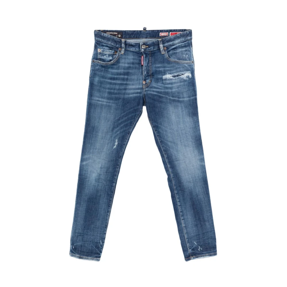 Dsquared2 Men's Blue Cool Guy Stretch Jeans - Slim Fit Jeans - 3XL - Jeans