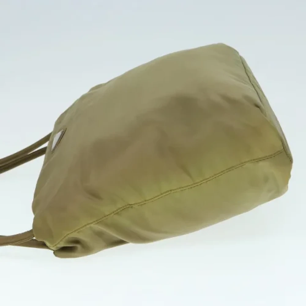 Prada Vintage Pre-owned Nylon prada-bags Brown Dames