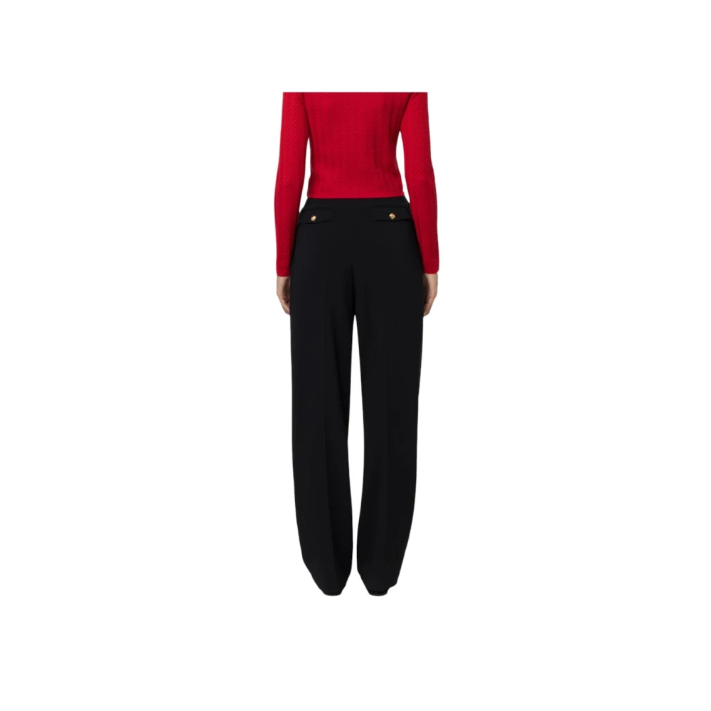 Elisabetta Franchi Stijlvolle Broek voor Vrouwen Black Dames