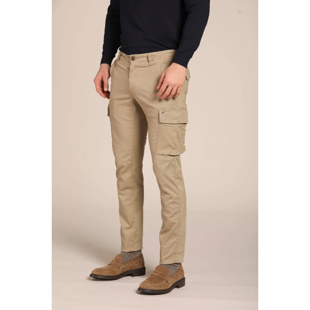 Mason's Extra Slim Fit Cargo Broek Beige Heren
