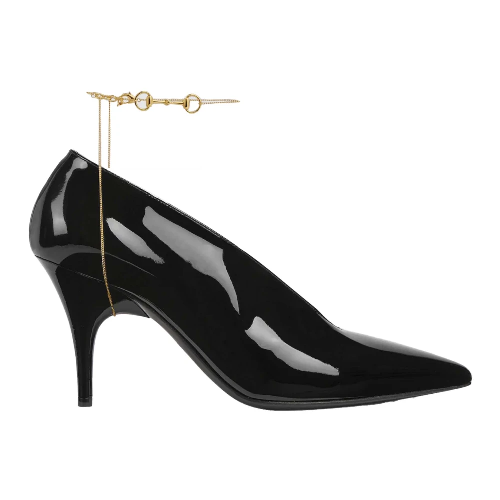 Gucci Women's Black Pumps, 7 Uk, With Heel