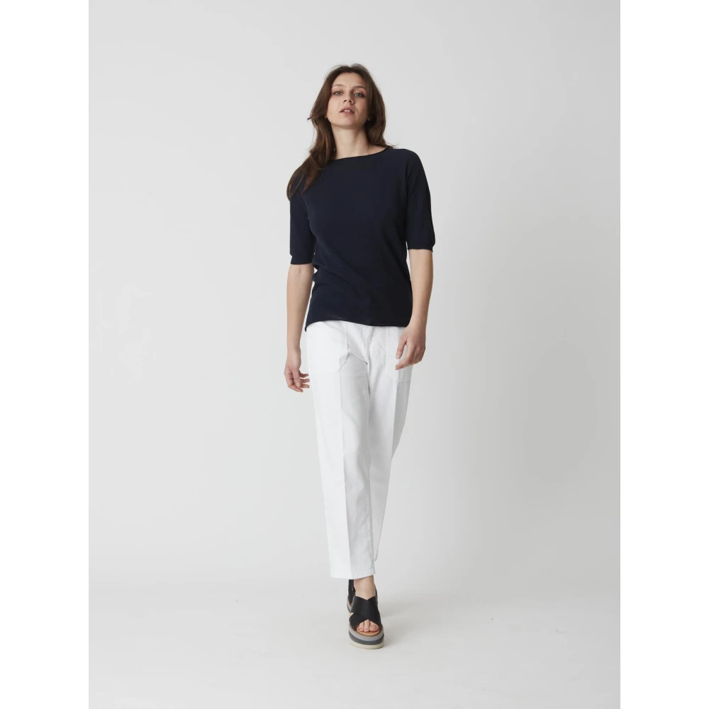 Alpha Studio Dames Crew Neck T-Shirt Blue Dames
