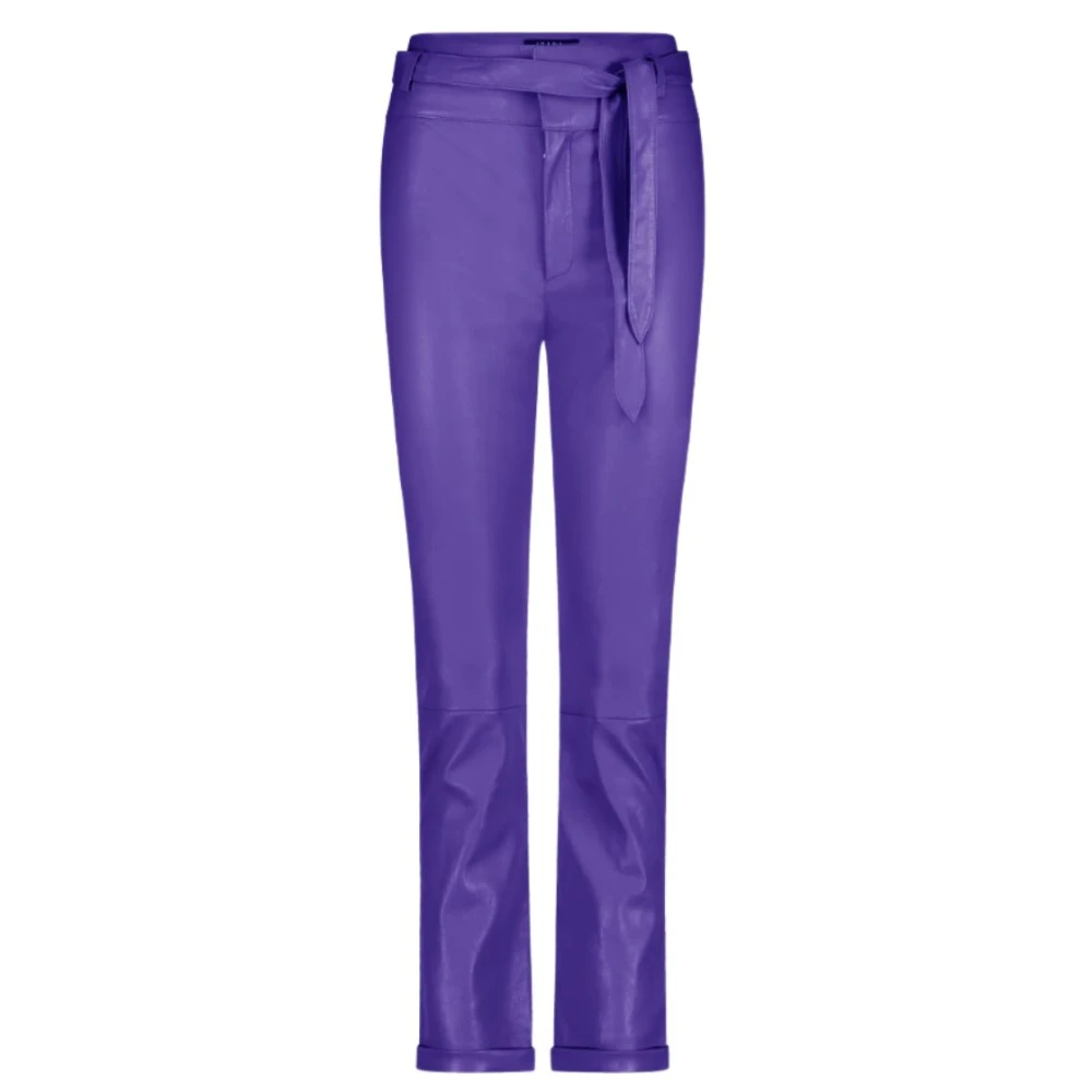 Ibana dames broeken lange-broek Purple Dames