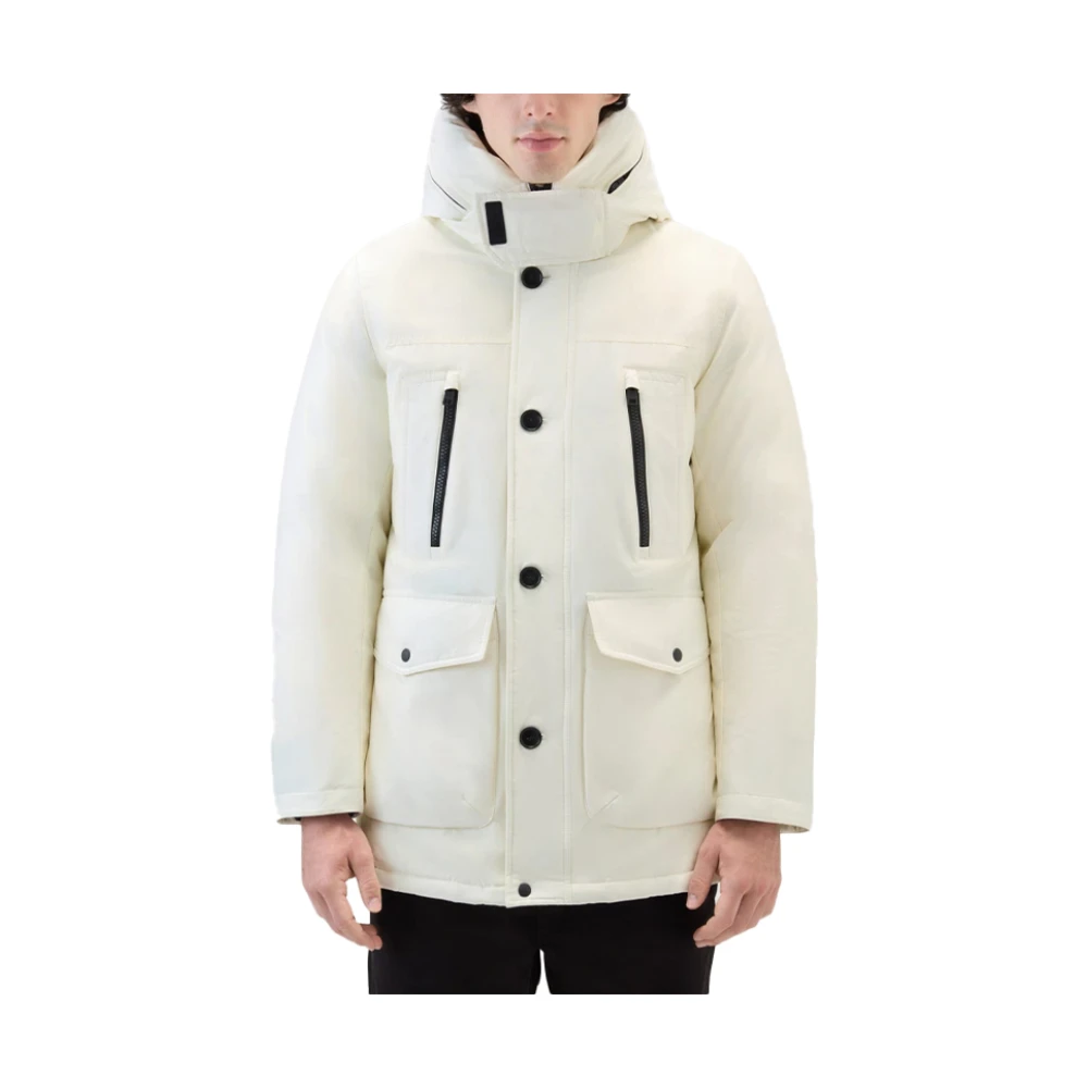 Woolrich Herenjas Cfwoou0866Mrut0001Arw Beige Heren