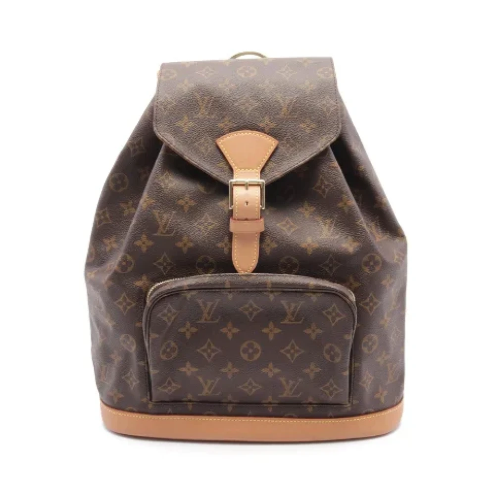 Louis Vuitton Vintage Pre-owned Canvas backpacks Brown Dames