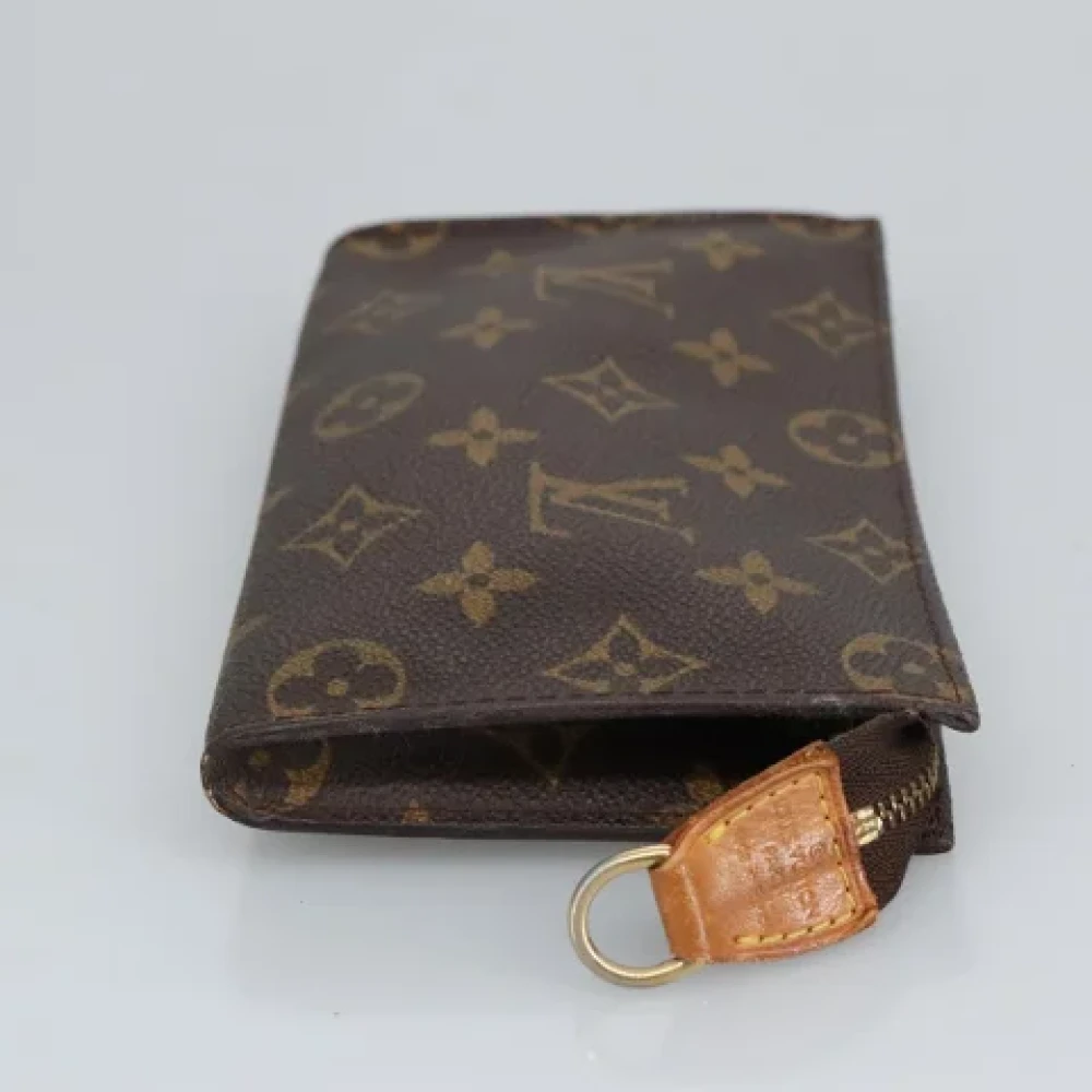 Louis Vuitton Vintage Pre-owned Canvas pouches Brown Dames