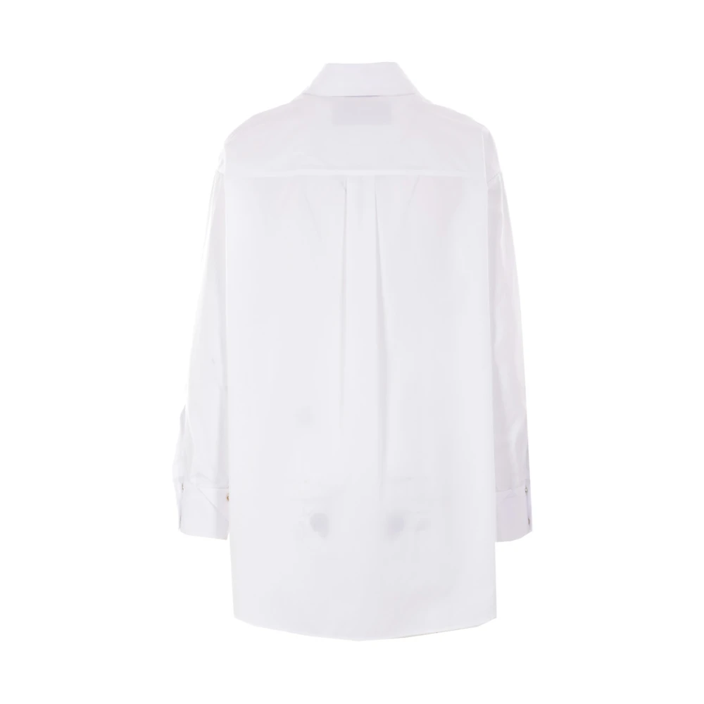 Elisabetta Franchi Witte Blouse LS White Dames