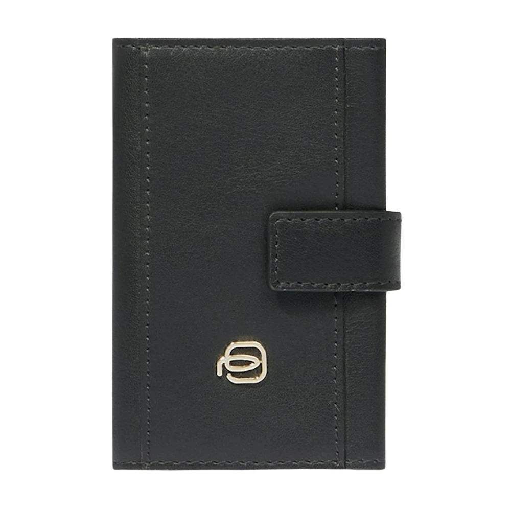 Piquadro Femme Noir Accessoires, Taille: One Size Porte-Cartes Pop-Up