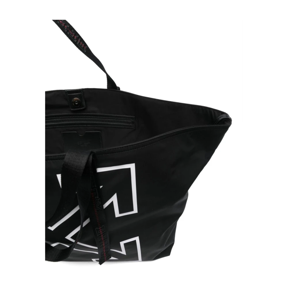 Off White Zwarte tassen met stijl Black Heren