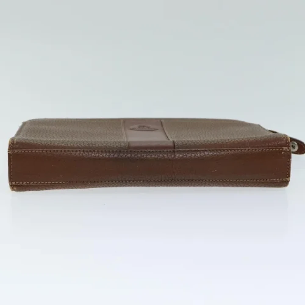 Burberry Vintage Pre-owned Leather clutches Brown Dames