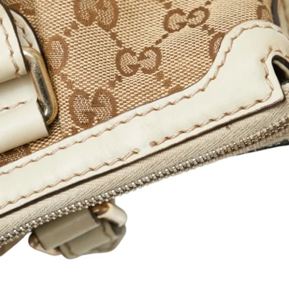 Gucci Vintage Pre-owned Canvas handbags White Dames