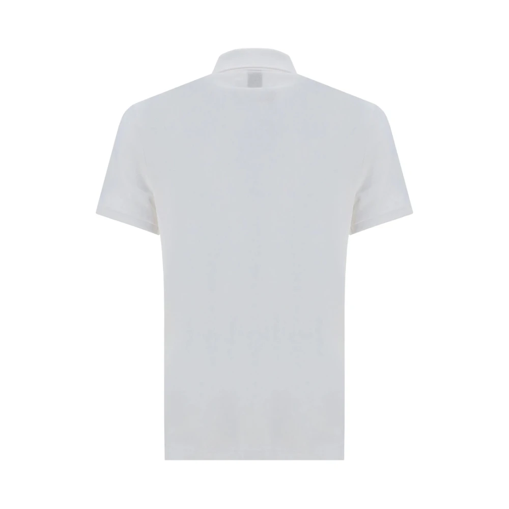 Moose Knuckles Witte Polo Sweater met Logo White Heren