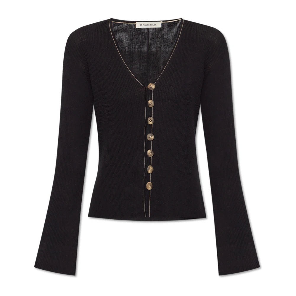 By Malene Birger Gestreepte Cardigan Cirella By Herenne Birger Black Dames