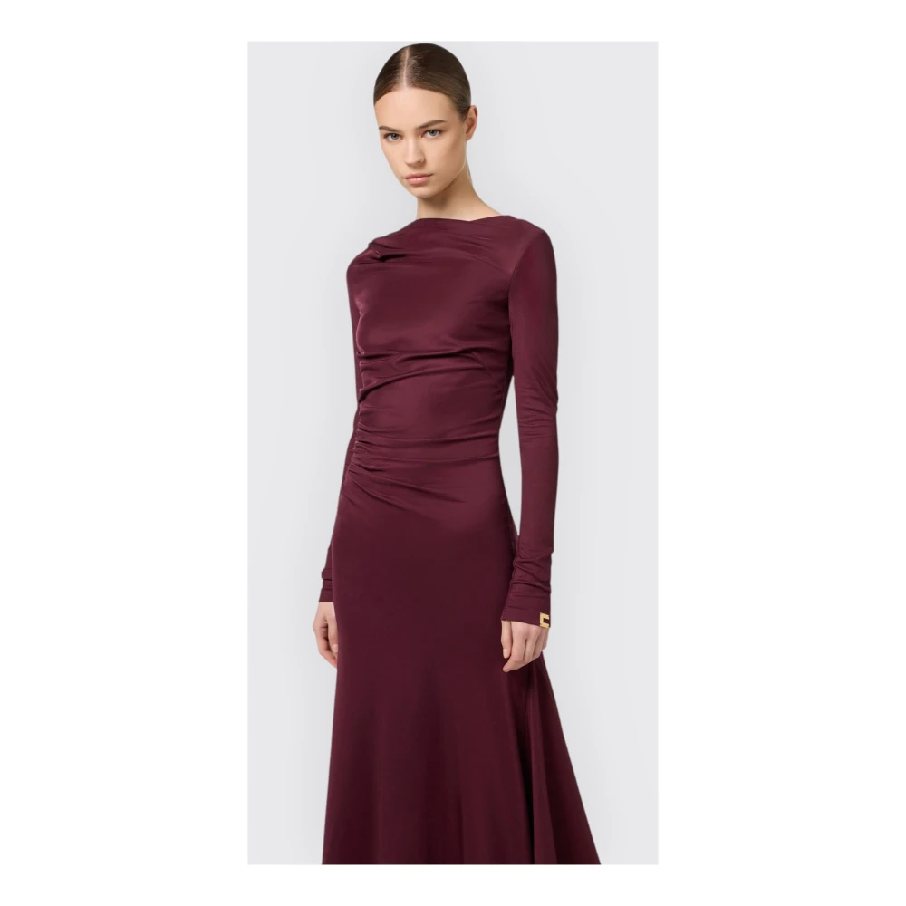 Elisabetta Franchi Damesjurk Abito Donna Red Dames