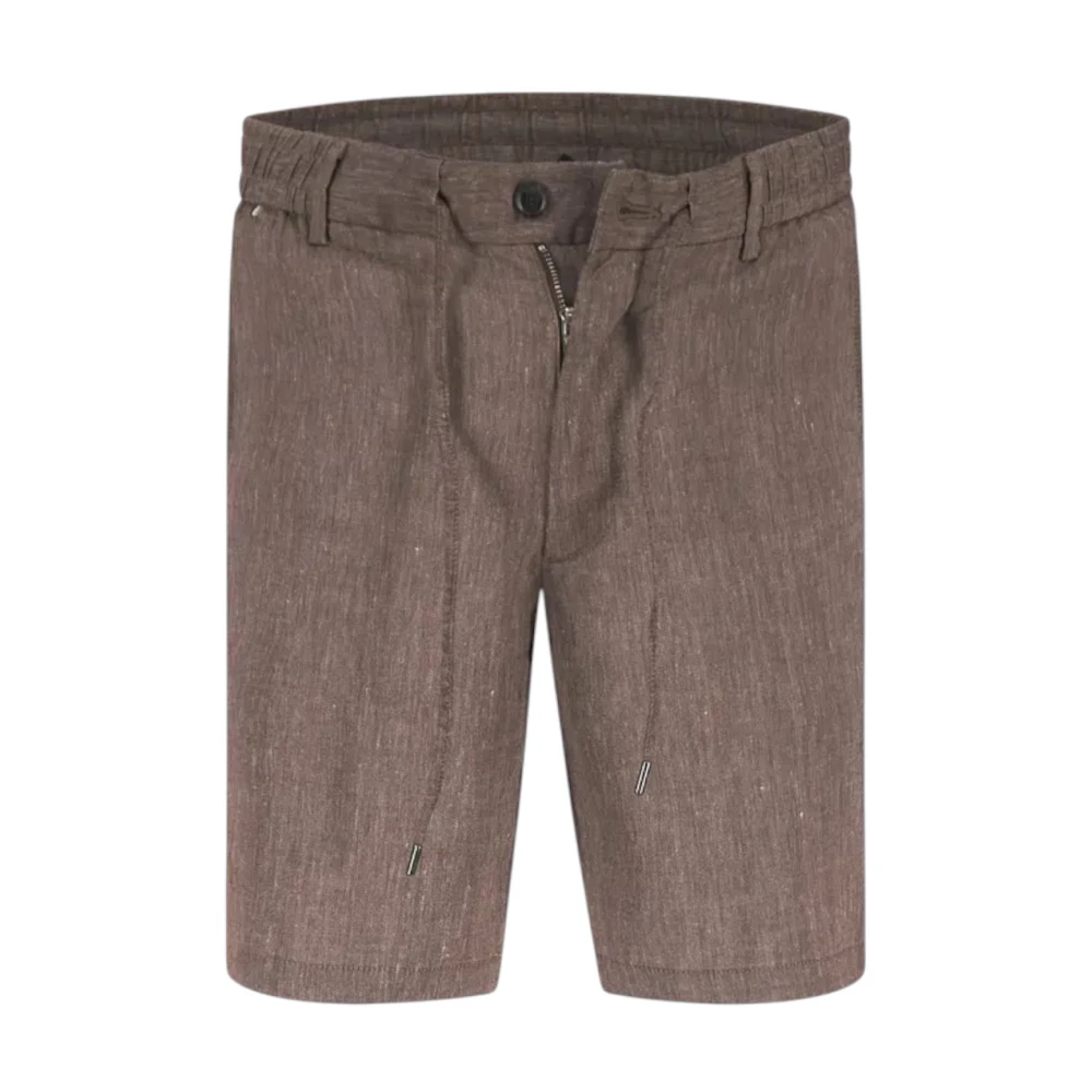 Hugo Hombre Marrón Pantalones Cortos, Talla: W32