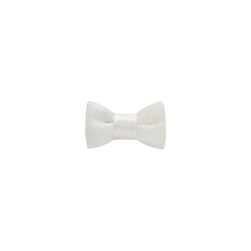 Tom Ford Textured bow tie White Heren
