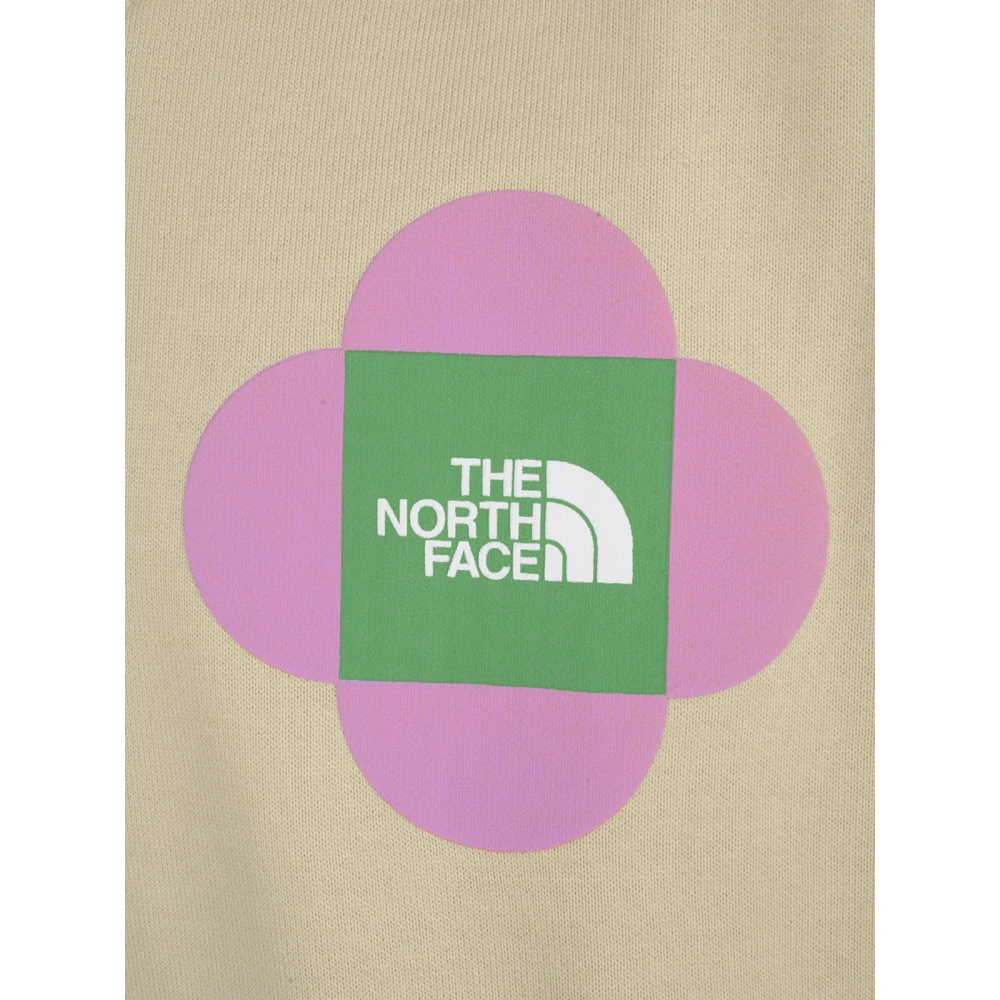 The North Face Beige Sweater Laten we samen bloeien Beige Heren