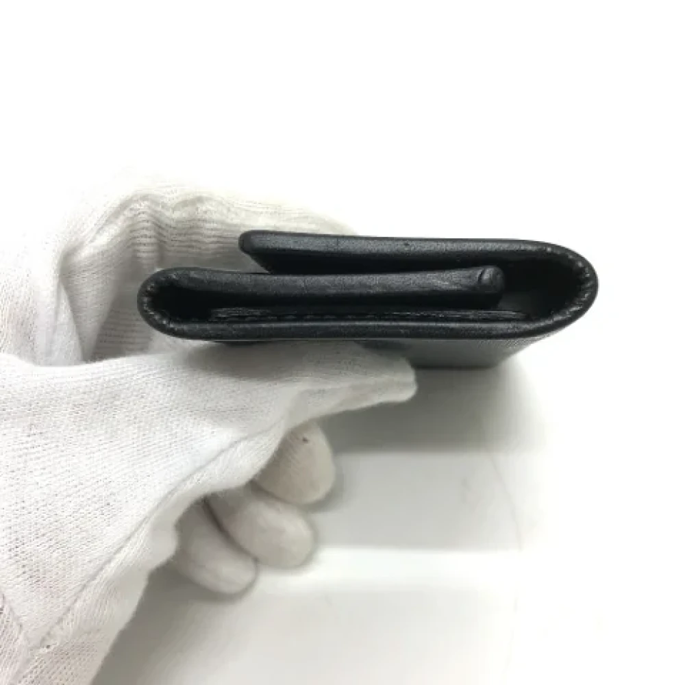 Gucci Vintage Pre-owned Leather key-holders Black Dames