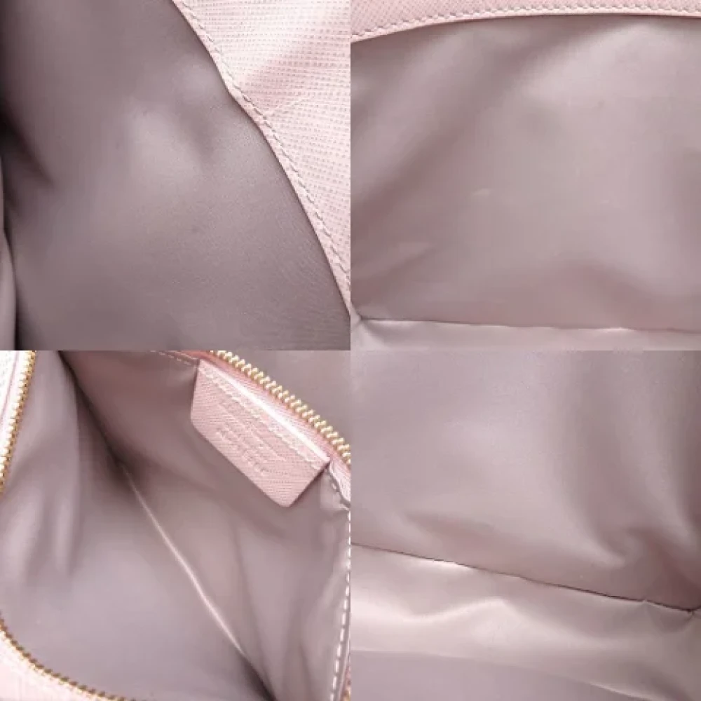 Salvatore Ferragamo Pre-owned Leather handbags Pink Dames