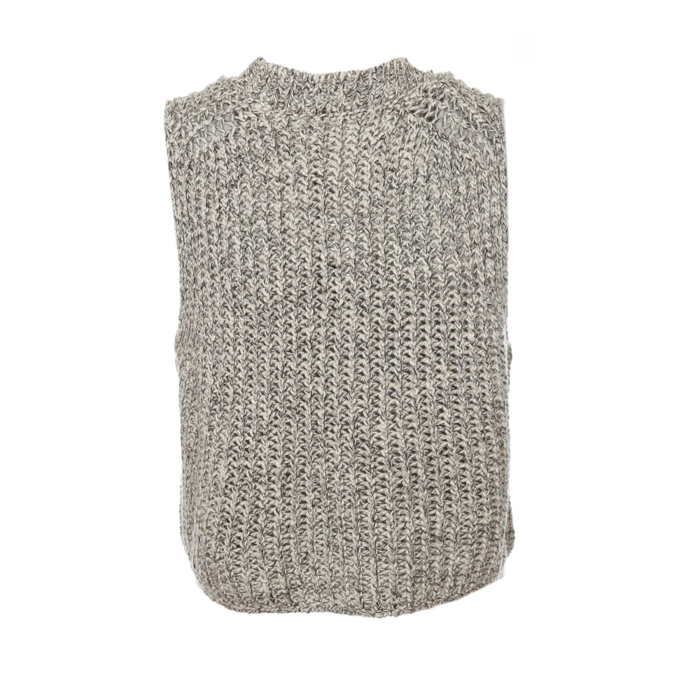 drykorn Sleeveless Knitwear Gray Heren