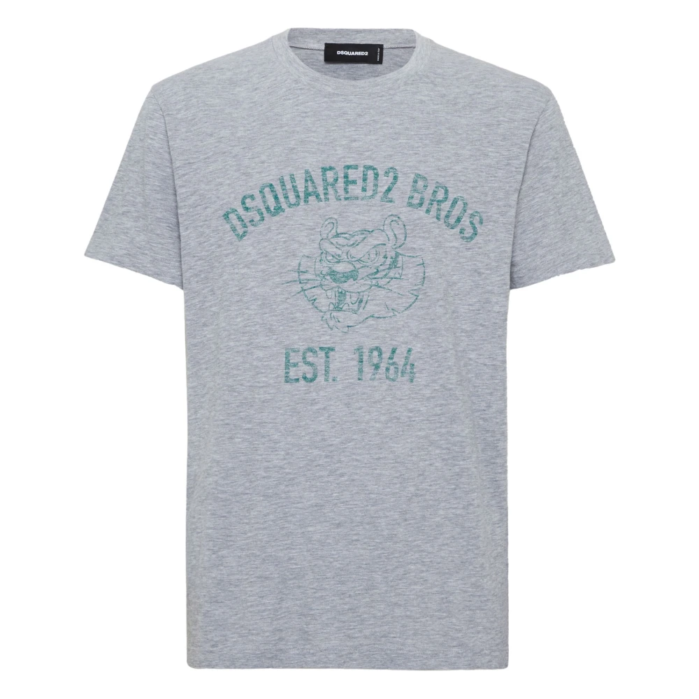 Dsquared2 Stijlvolle Cool Fit T-shirt Gray Heren
