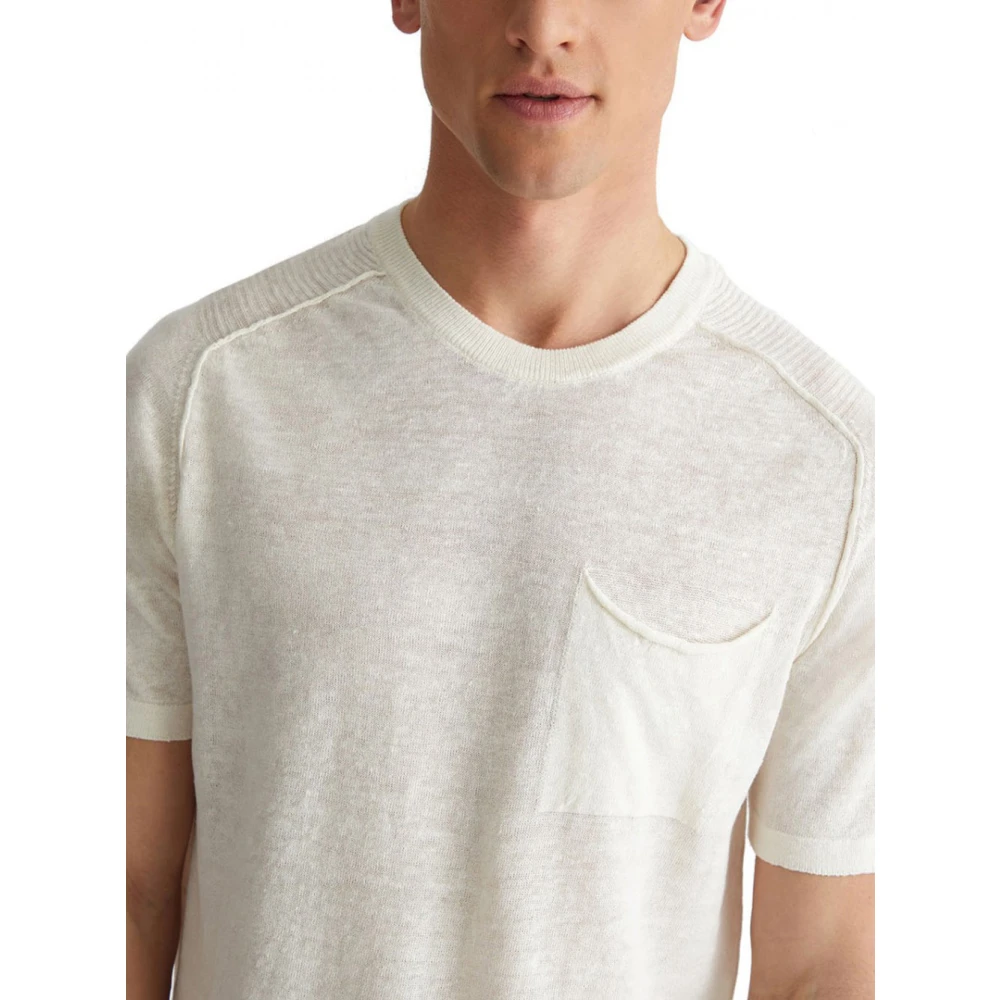 Liu Jo Witte Casual T-shirt White Heren