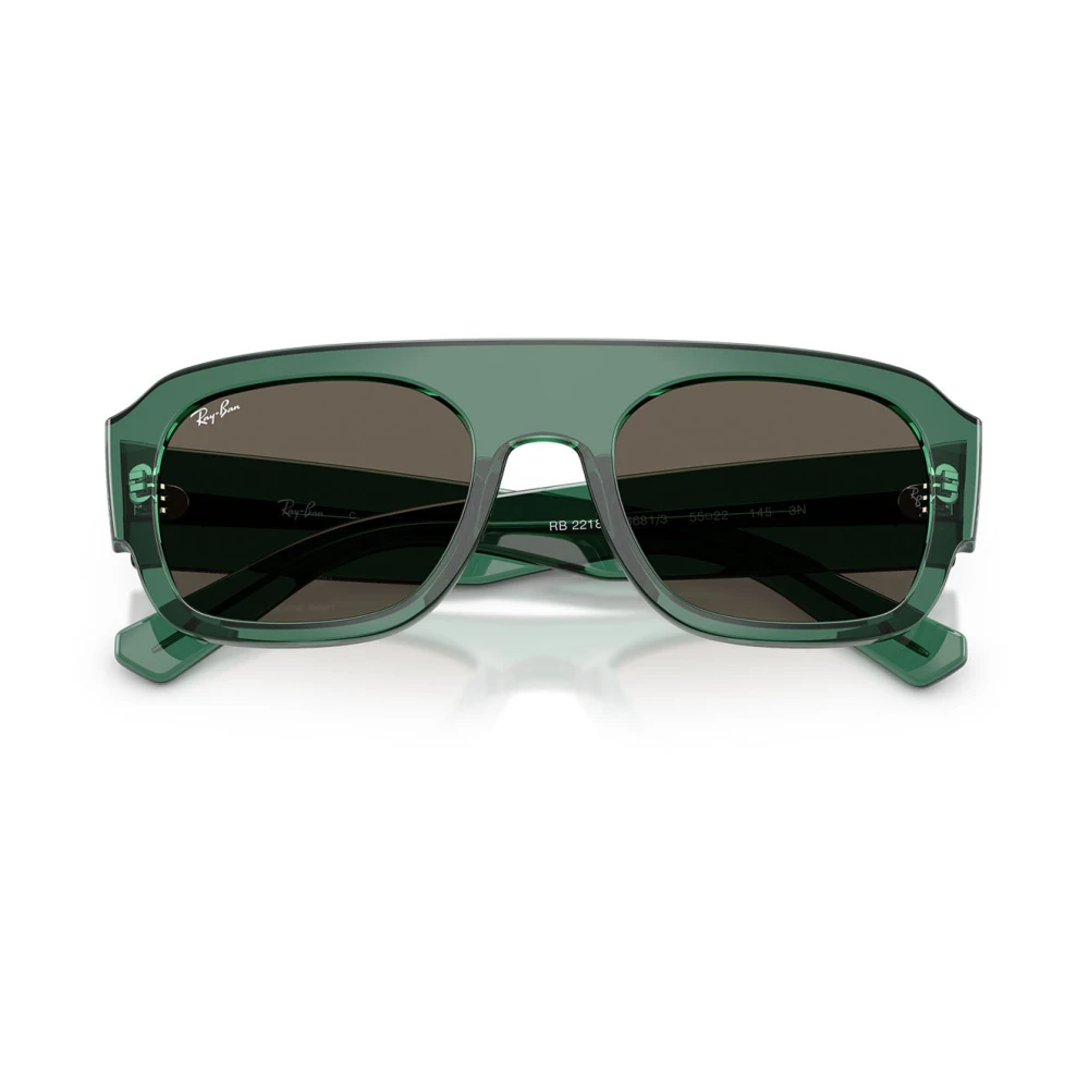 Ray-Ban Unisex Green Sunglasses, 55 Mm, Rb2218 Sunglasses
