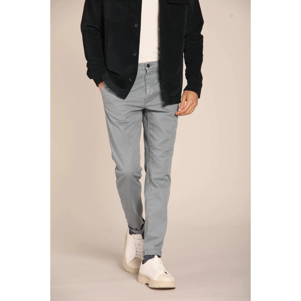 Mason's Osaka Style Wortel Fit Chino Broek Blue Heren