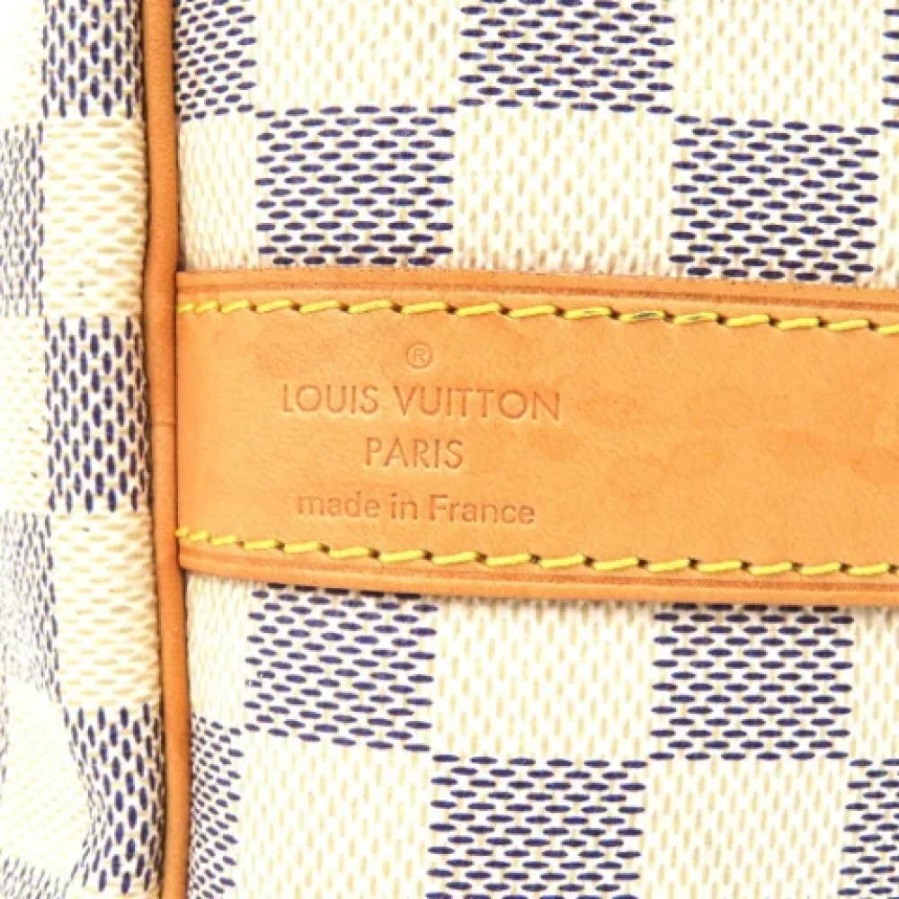 Louis Vuitton Vintage Pre-owned Fabric handbags White Unisex