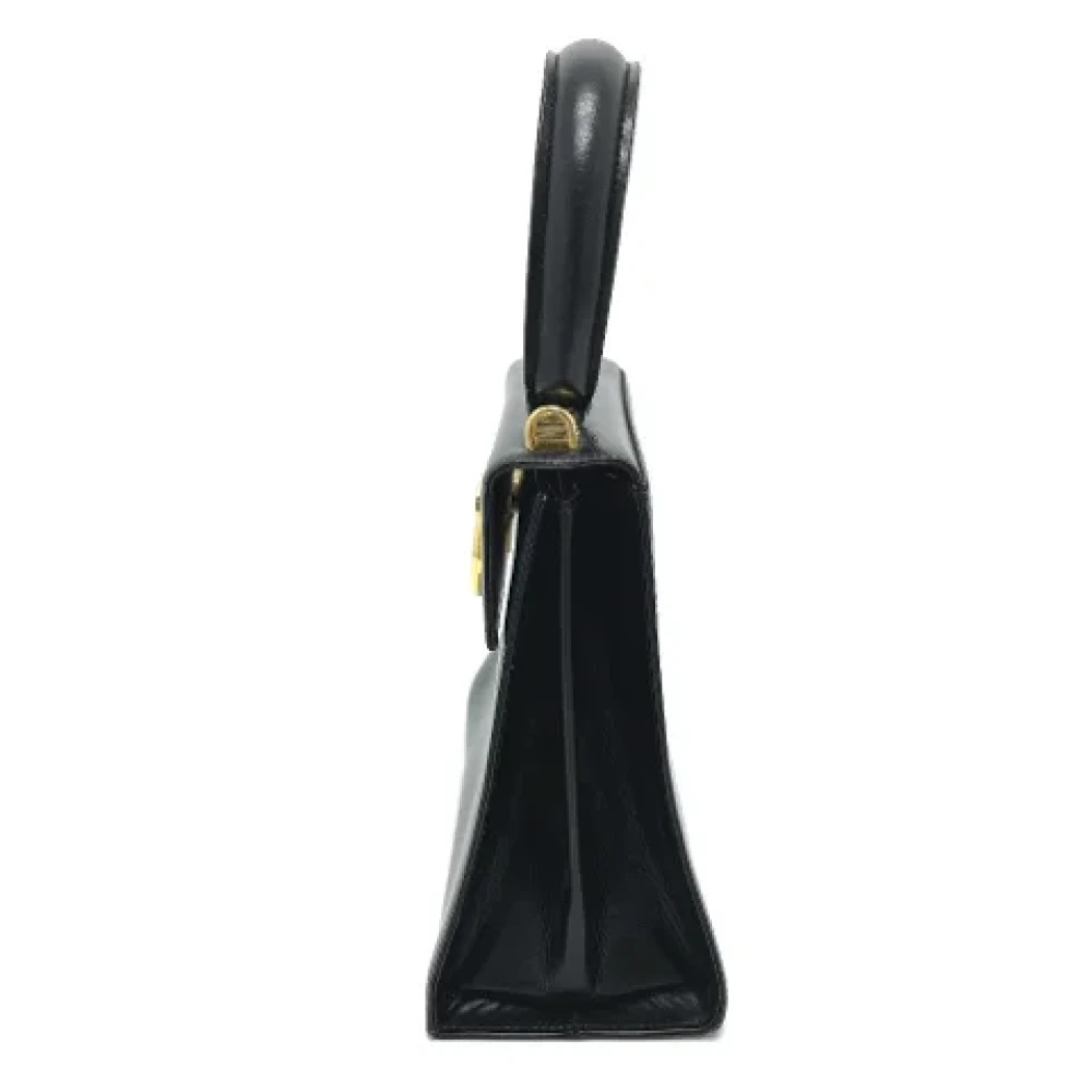 Salvatore Ferragamo Pre-owned Leather handbags Black Dames