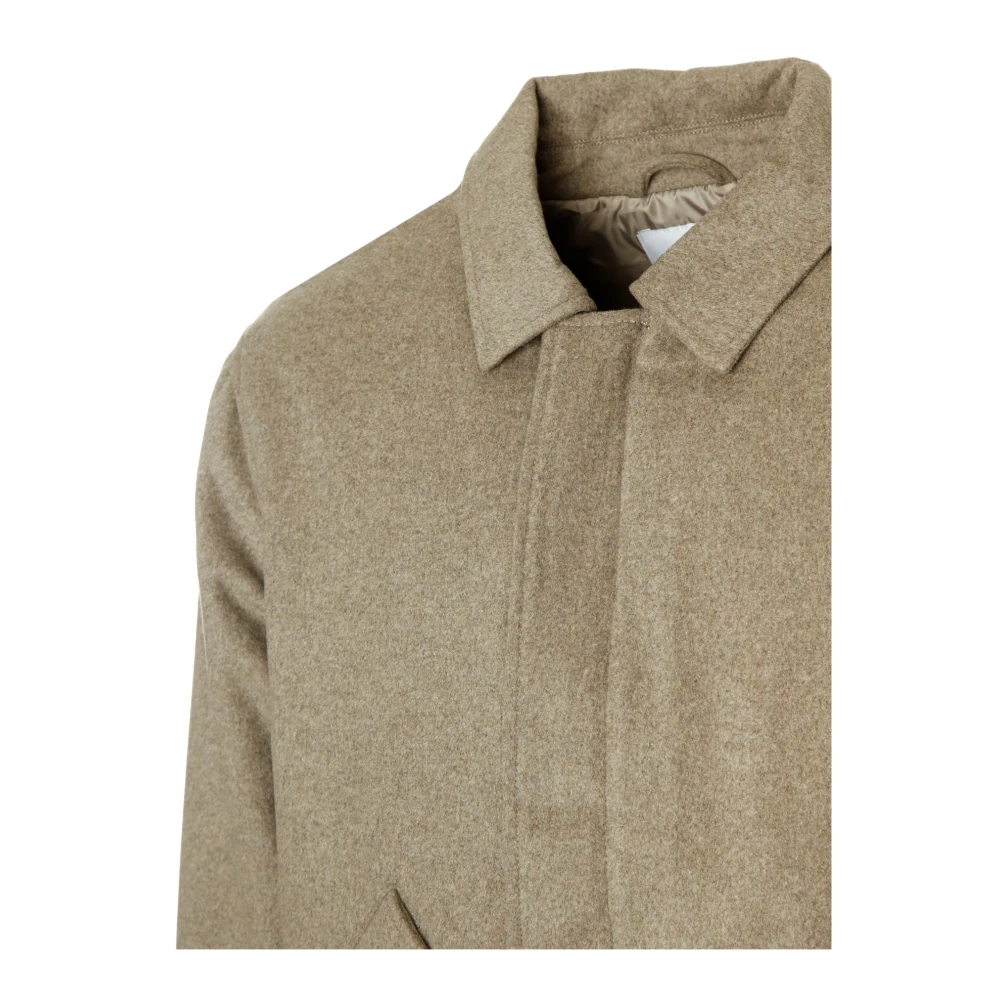 Wax London Bomberjack van wolmix Beige Heren