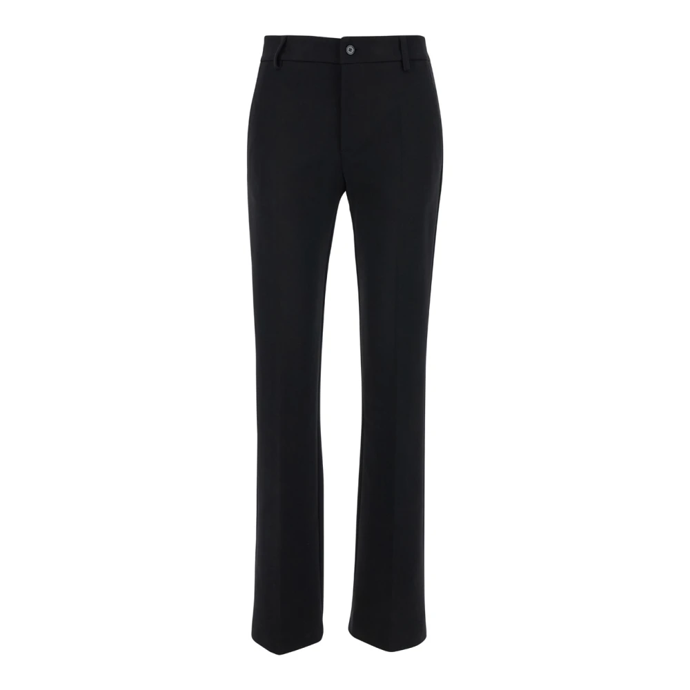 Mauro Grifoni Zwarte Flare Broek Black Dames
