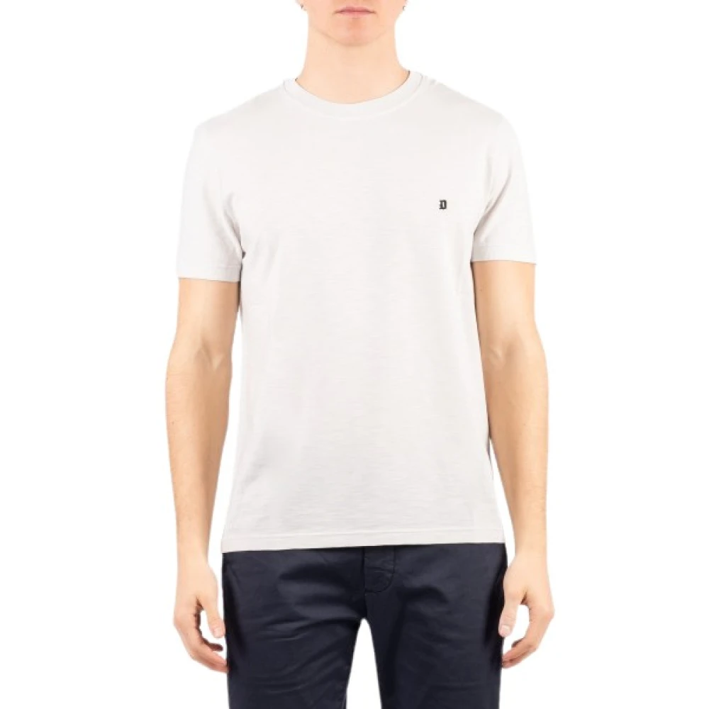 Dondup Mannelijk Beige Tops Heren, L, Long Sleeve Tops