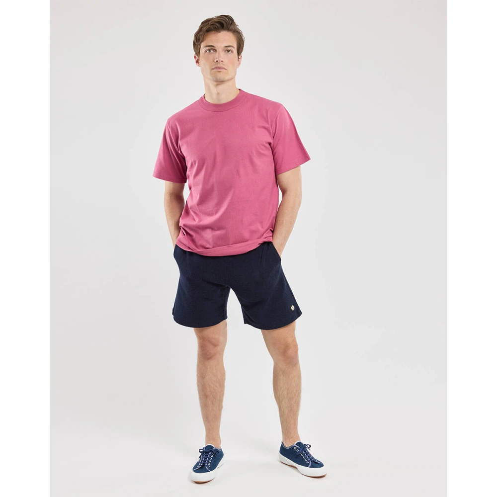 Armor-Lux Korte mouw T-shirt in stijl 72000 Red Heren
