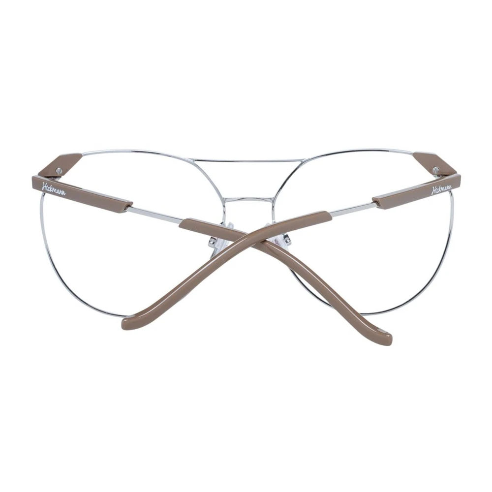 Ana Hickmann Zilveren Aviator Optische Frames met Demo Lenzen Gray Dames