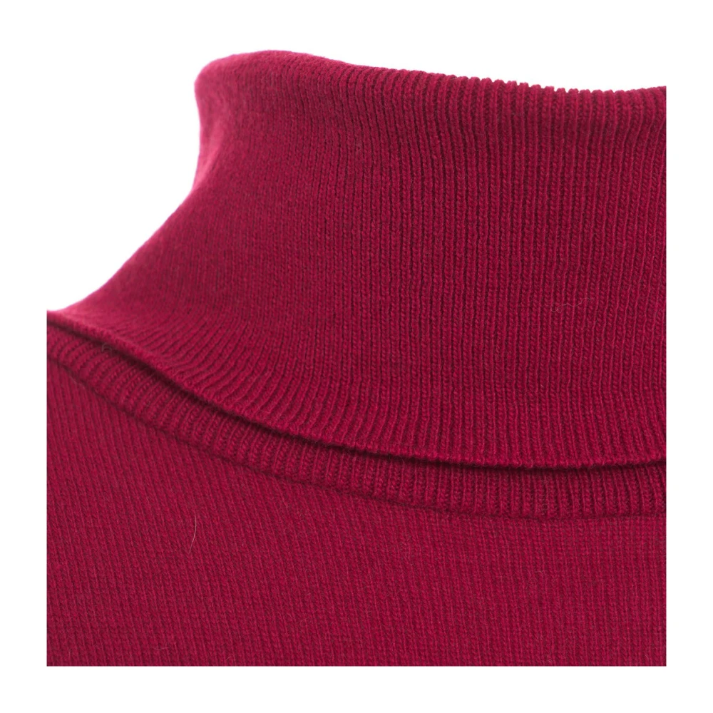 Moschino Rode Gebreide Trui Aw24 Handwas Red Dames