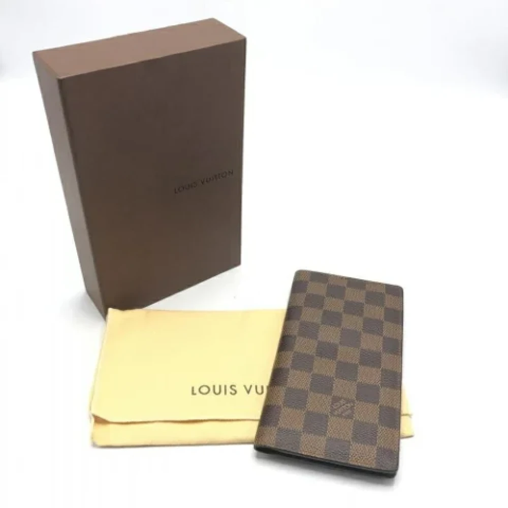 Louis Vuitton Vintage Pre-owned Canvas wallets Brown Dames