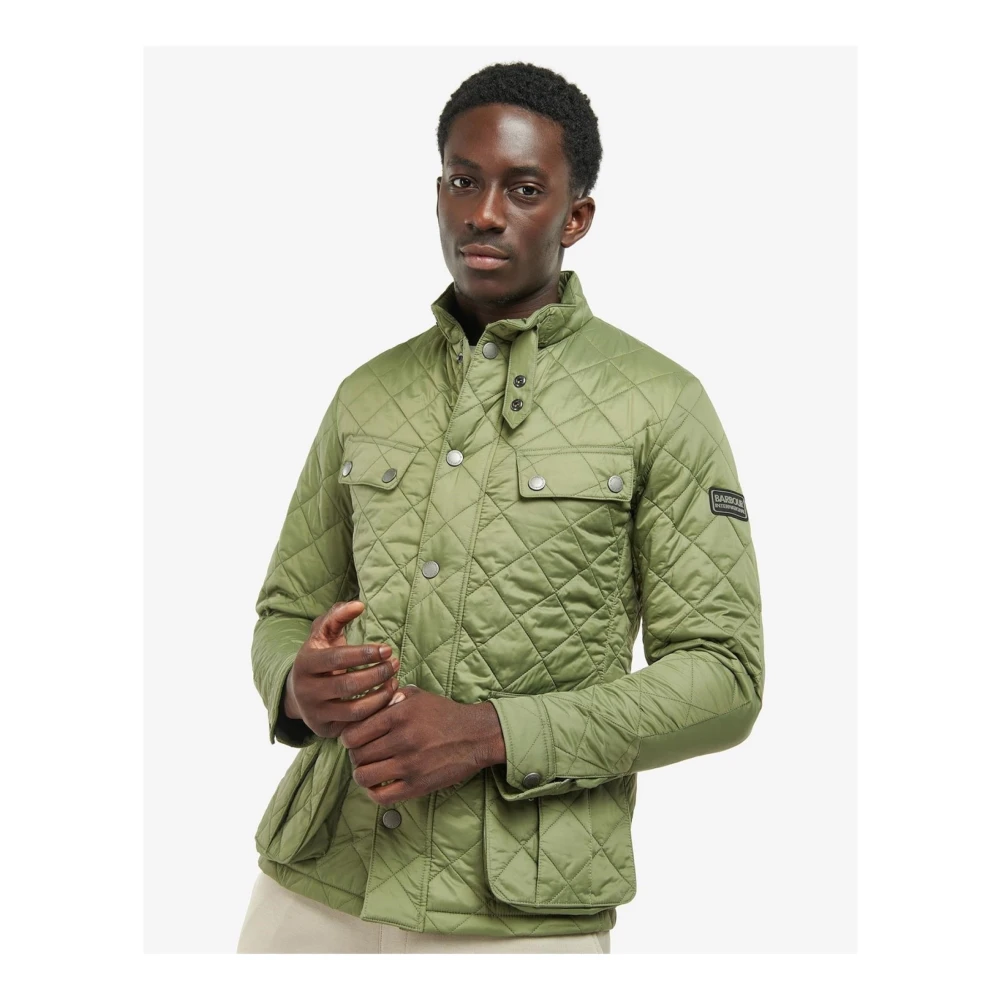 Barbour Gewatteerde Ariel Jas Licht Mos Green Heren