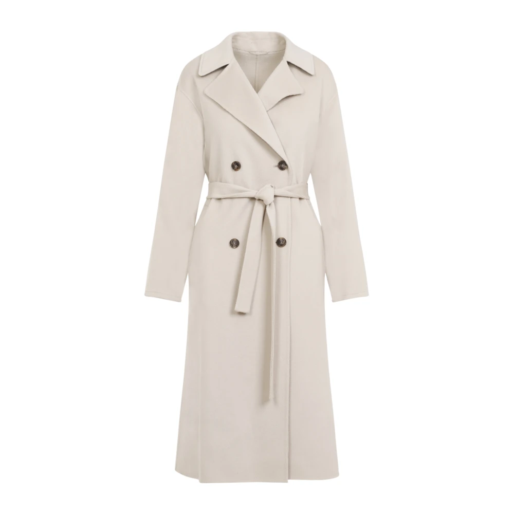 Yves Salomon Luxe Trenchcoat in Neutraal Beige Dames