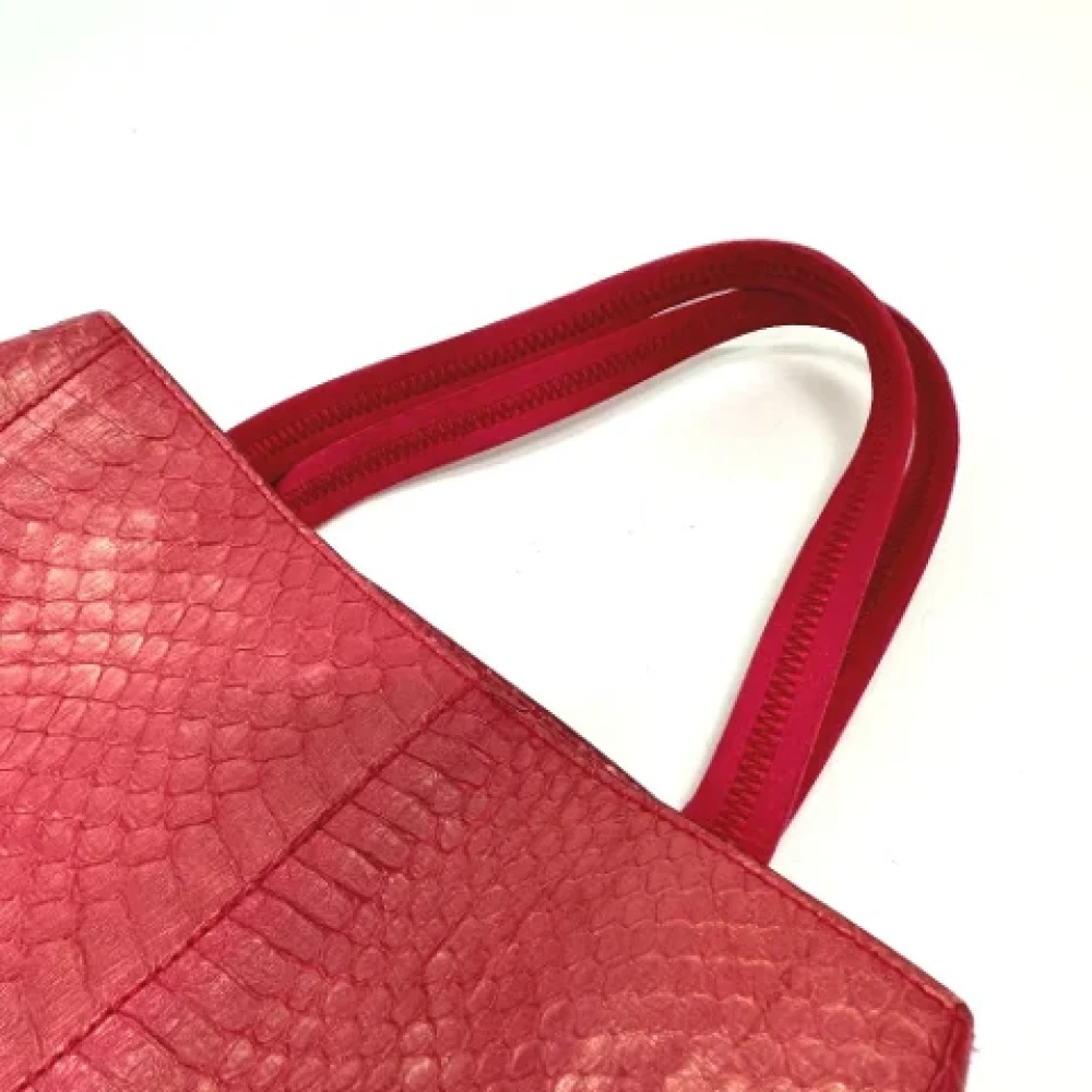 Prada Vintage Pre-owned Leather prada-bags Pink Dames