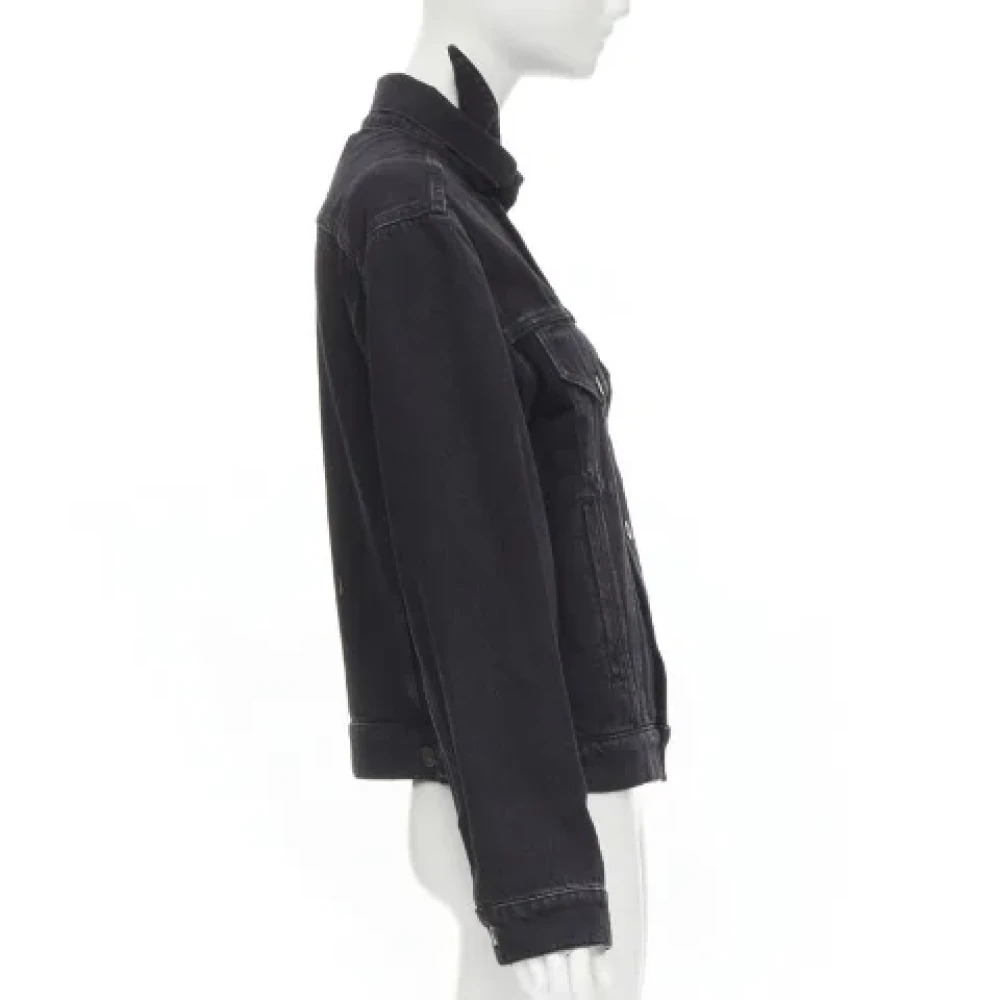 Balenciaga Vintage Pre-owned Denim outerwear Gray Dames