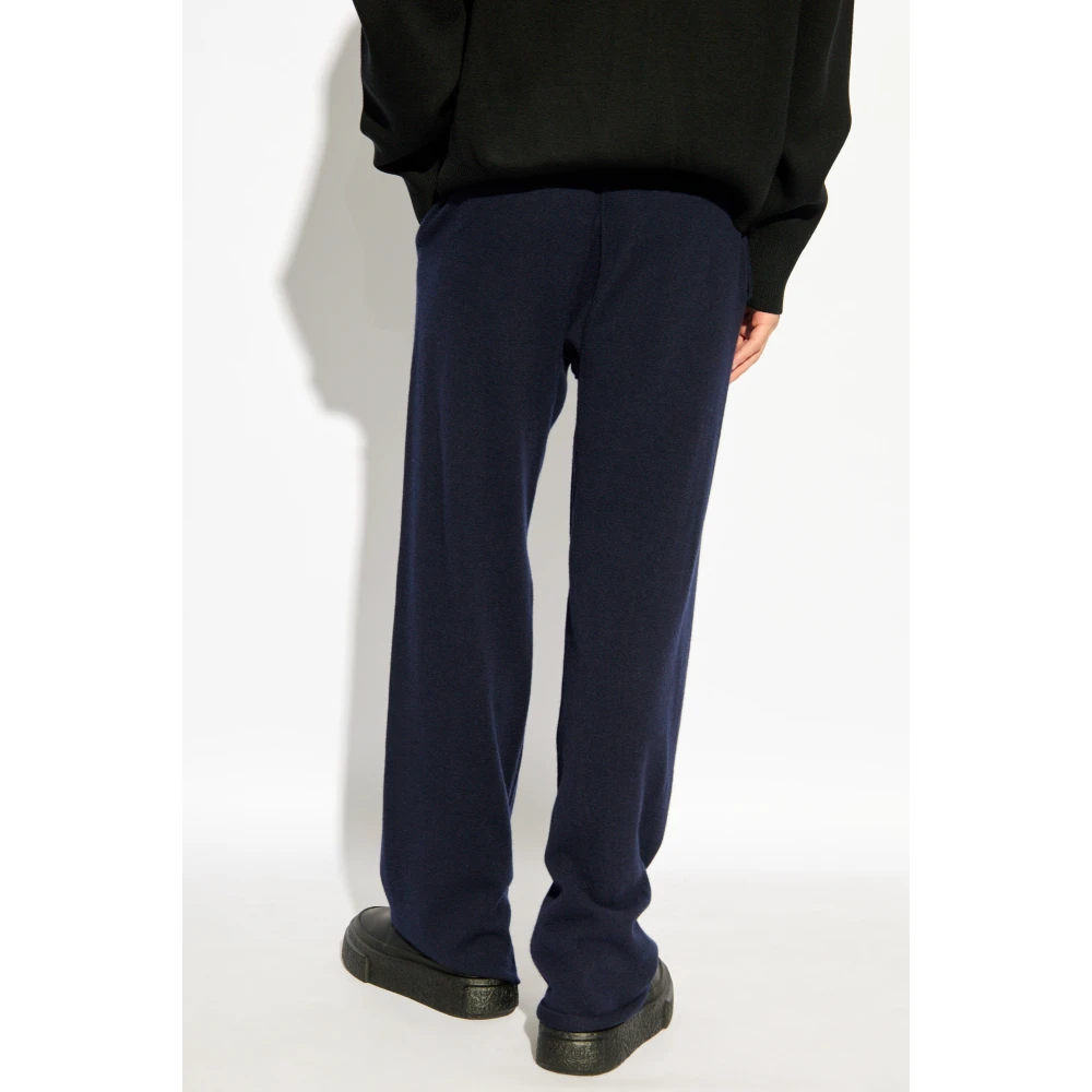 Maison Margiela Wollen broek Blue Heren