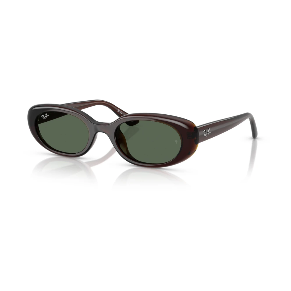 Ray-Ban RB4441D, Transparent Brown Sunglasses Dark Green lenses, Mojo Glasses - Image 3