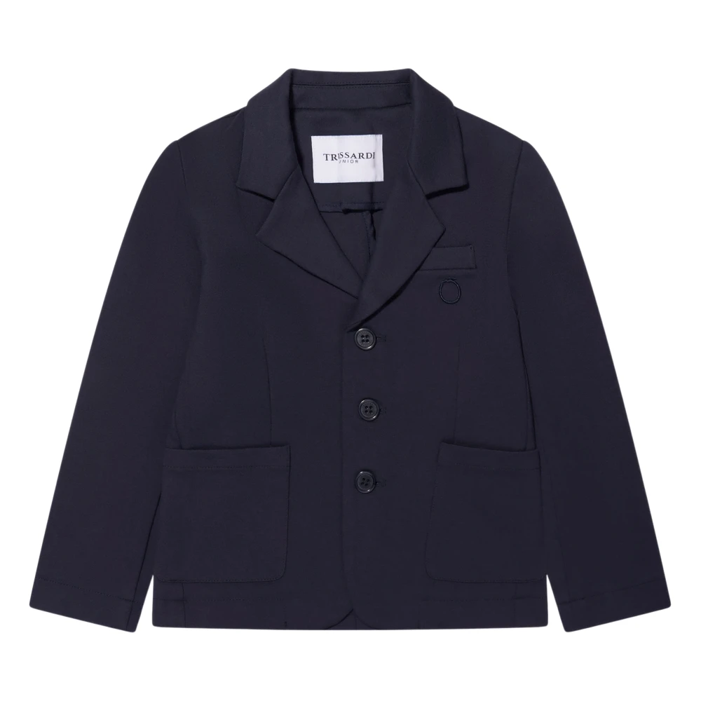 Trussardi Boys Blue Kids Occasion Wear, 12 Y, Theoden Jacket