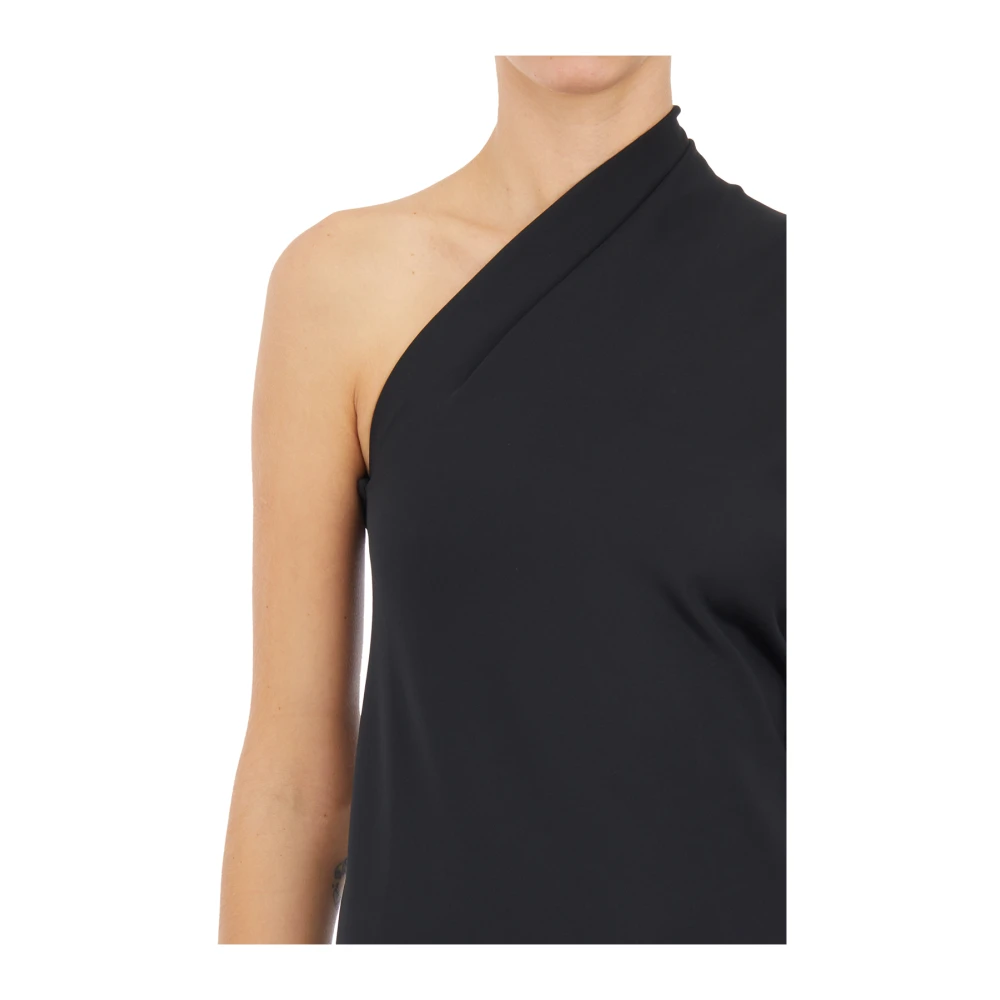 Rick Owens Zwarte Diana Top Shirt Black Dames