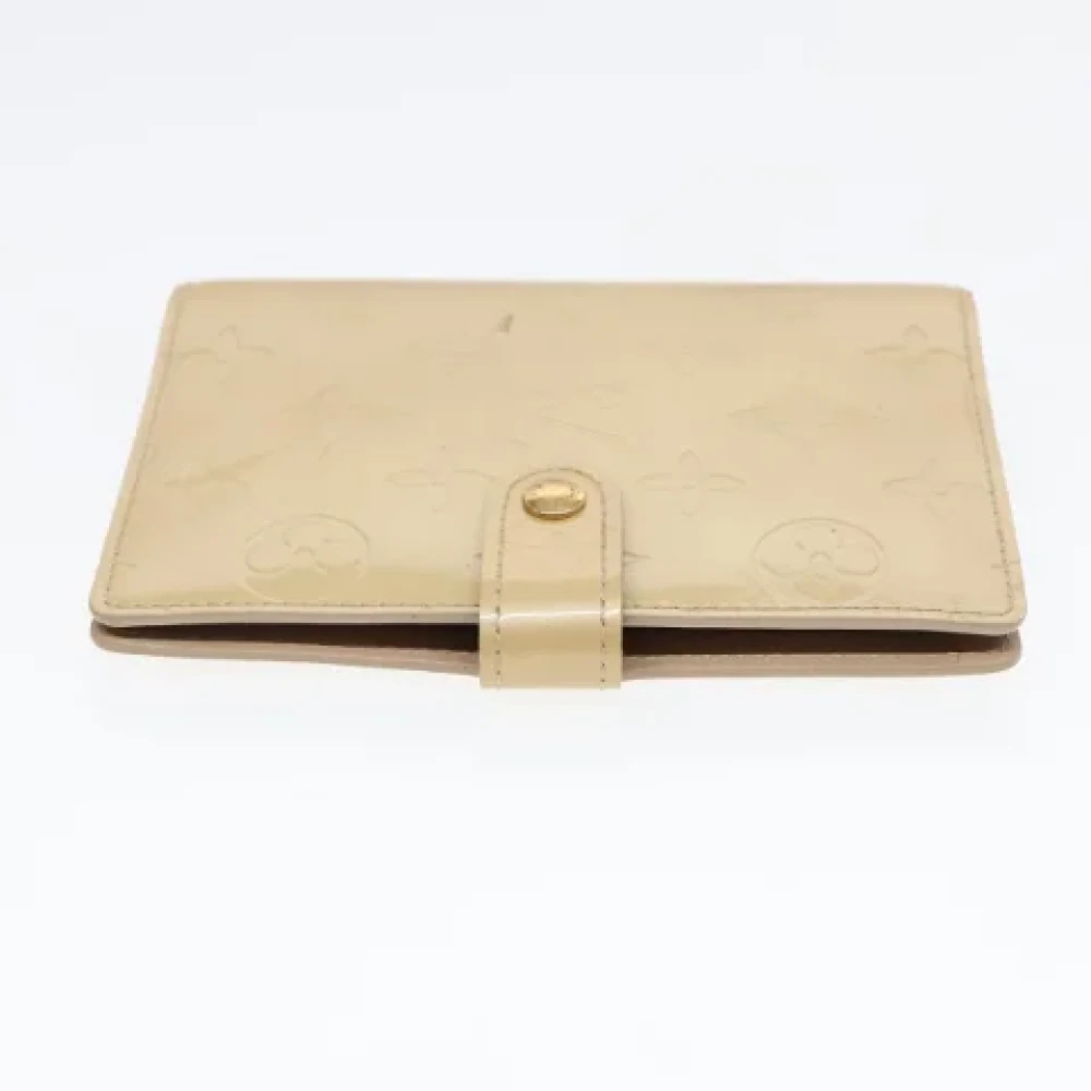 Louis Vuitton Vintage Pre-owned Leather home-office Beige Dames