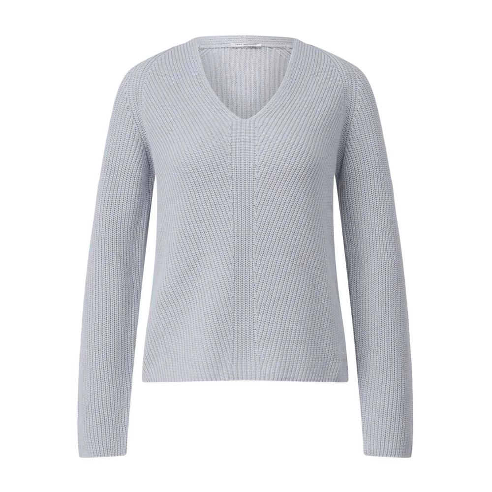 True Religion V-hals Gebreide Trui Blue Dames