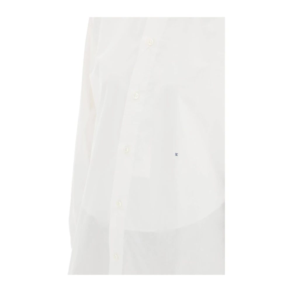 Maison Margiela Klassieke Witte Button-Up Overhemd White Dames